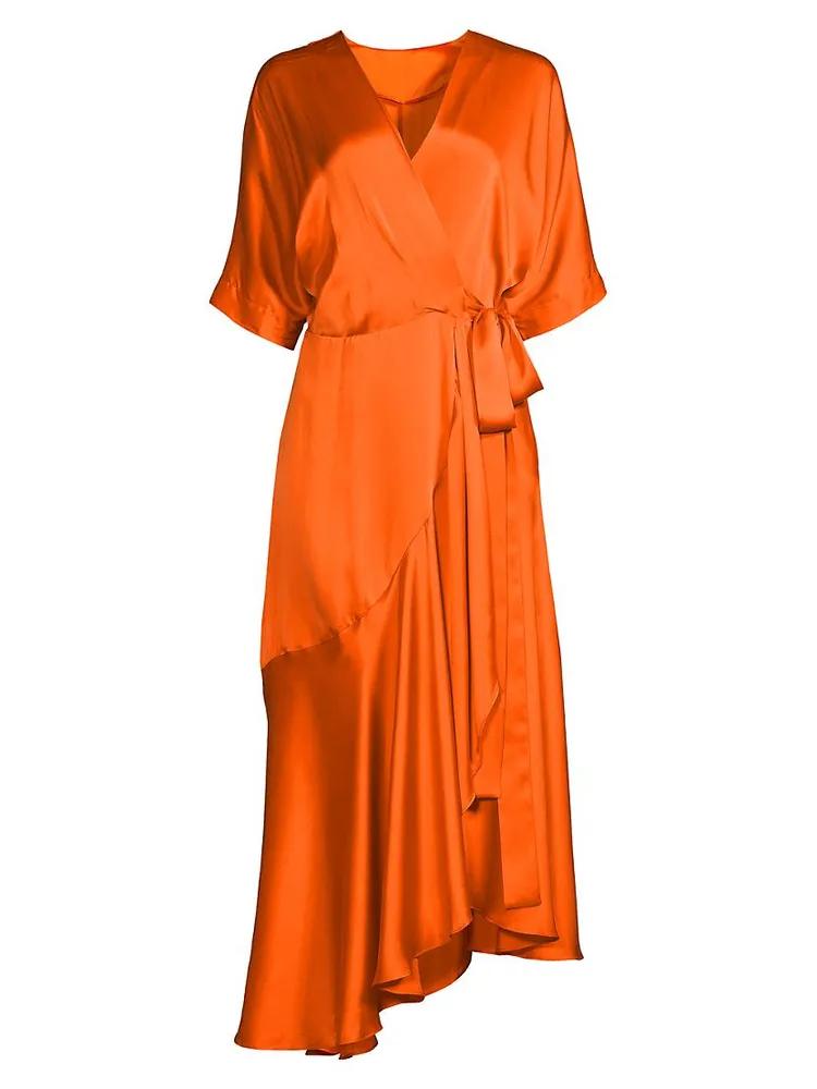 Beloved Silk Wrap Dress