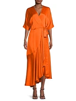 Beloved Silk Wrap Dress