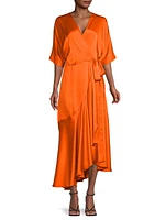 Beloved Silk Wrap Dress