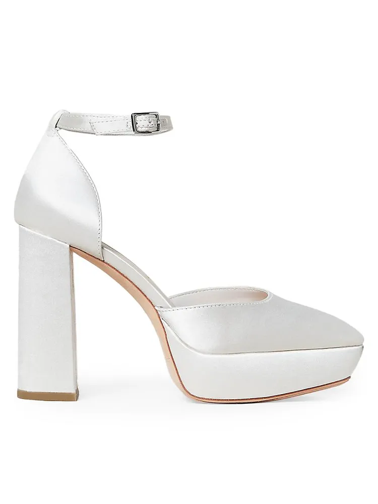 Selina Ankle-Strap Platform Pumps