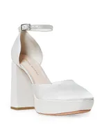 Selina Ankle-Strap Platform Pumps