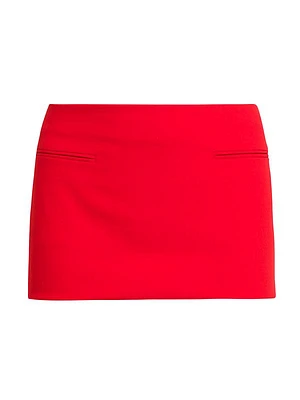 Wool Ultra Miniskirt