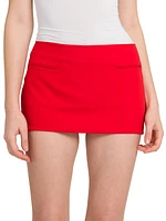 Wool Ultra Miniskirt