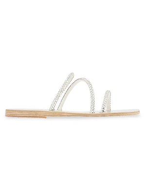 Polytimi Crystal-Embellished Strappy Sandals