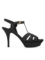 Tribute 75MM Leather Platform Sandals