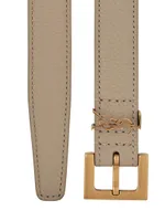 Monogram Leather Belt