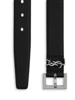 Grain Leather Belt