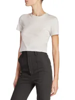 Cropped Slim T-Shirt