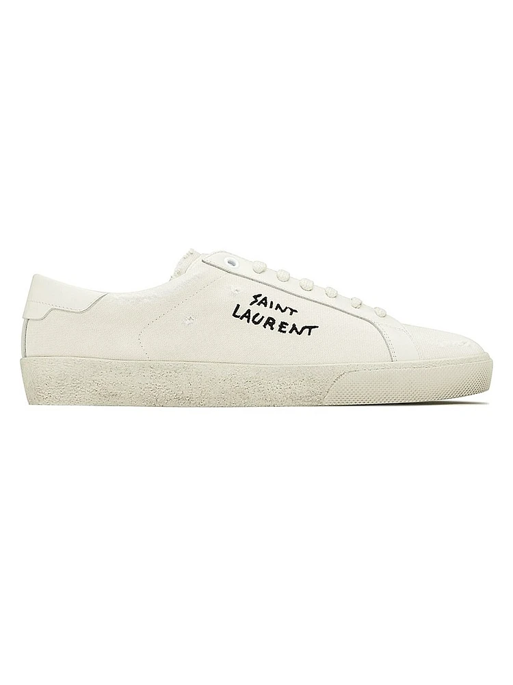 Signature Logo Low-Top Sneakers