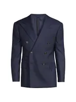 Wool Double-Breasted Blazer