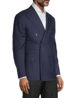 Wool Double-Breasted Blazer