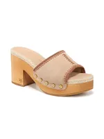 Hannalee Suede Wooden Platforms