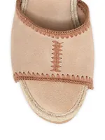 Hannalee Suede Wooden Platforms