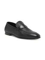 Leather Grain Loafers