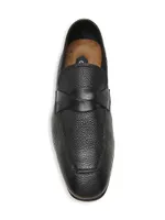 Leather Grain Loafers