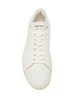 Grain Leather Low-Top Sneakers