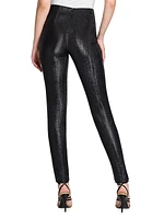 Sparkle High-Waisted Skinny Pants