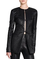 Sparkle Round-Neck Jacket