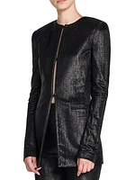 Sparkle Round-Neck Jacket