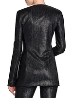 Sparkle Round-Neck Jacket