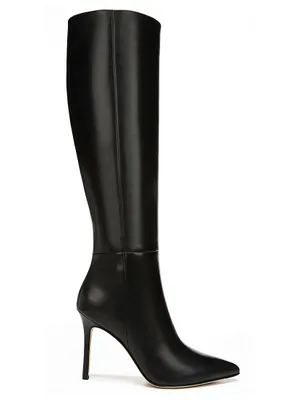 Lisa 95MM Knee-High Wide-Calf Leather Boots