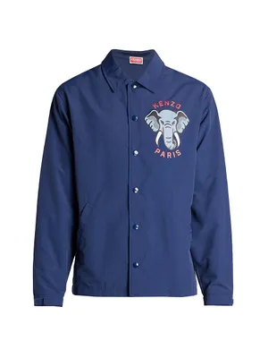 Logo Elephant Coach Jacket