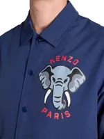 Logo Elephant Coach Jacket