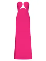 Strapless Sheath Gown