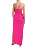 Strapless Sheath Gown