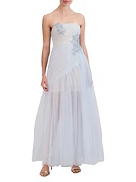 Strapless Tulle Gown