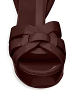 Tribute Platform Sandals Patent Leather