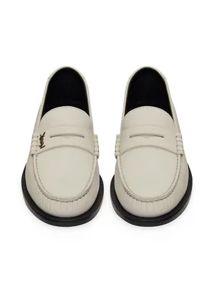 Le Loafer Monogram Penny Slippers Smooth Leather