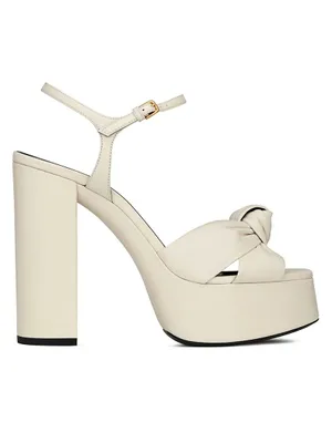 Bianca Platform Sandals Smooth Leather