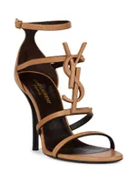 Cassandra Sandals Smooth Vegetable-Tanned Leather with Monogram