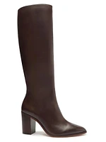 Mikki Leather High-Heel Boots