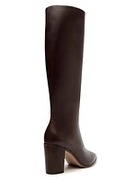 Mikki Leather High-Heel Boots