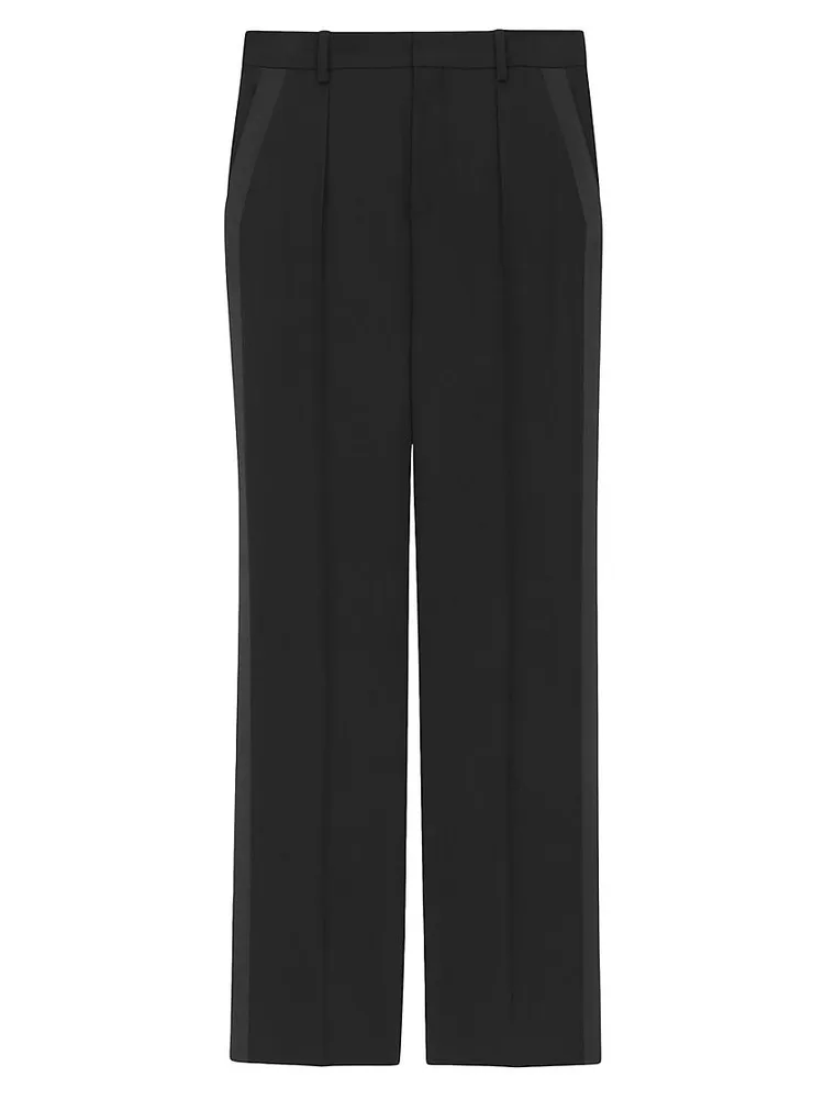 High-Waisted Tuxedo Pants Grain De Poudre