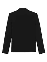 Single-breasted Jacket Gabardine Saint Laurent