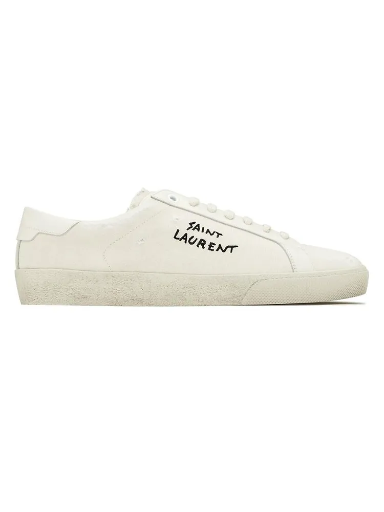 Court Classic Sl/06 Embroidered Sneakers Canvas And Leather