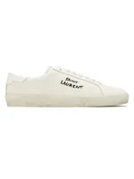 Court Classic Sl/06 Embroidered Sneakers Canvas And Leather