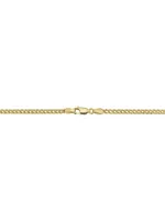 14K Yellow Solid Gold Estate Cuban Chain