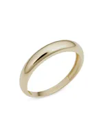 14K Yellow Solid Gold The Archie Ring