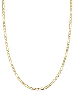 14K Yellow Solid Gold Figarucci Chain