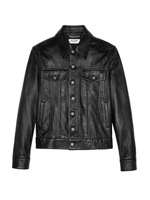 Lambskin Denim Jacket