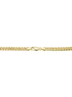 14K Yellow Solid Gold Estate Cuban Bold Chain