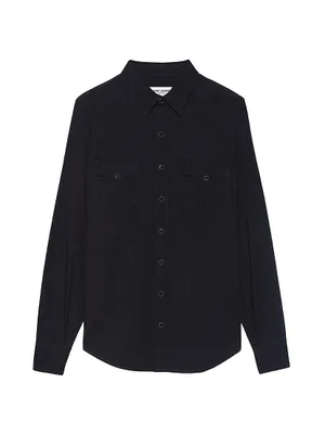 Western Shirt Black Rinse Denim