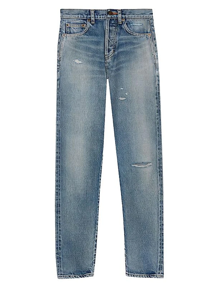 Slim-fit Jeans In Santa Monica Blue Denim