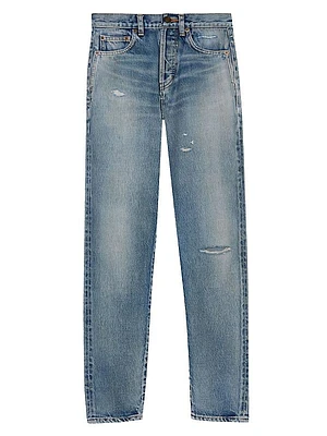 Slim-fit Jeans In Santa Monica Blue Denim