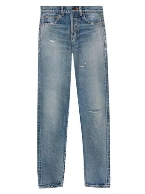 Slim-fit Jeans In Santa Monica Blue Denim