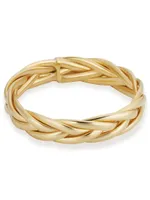 14K Yellow Solid Gold Caesar Ring